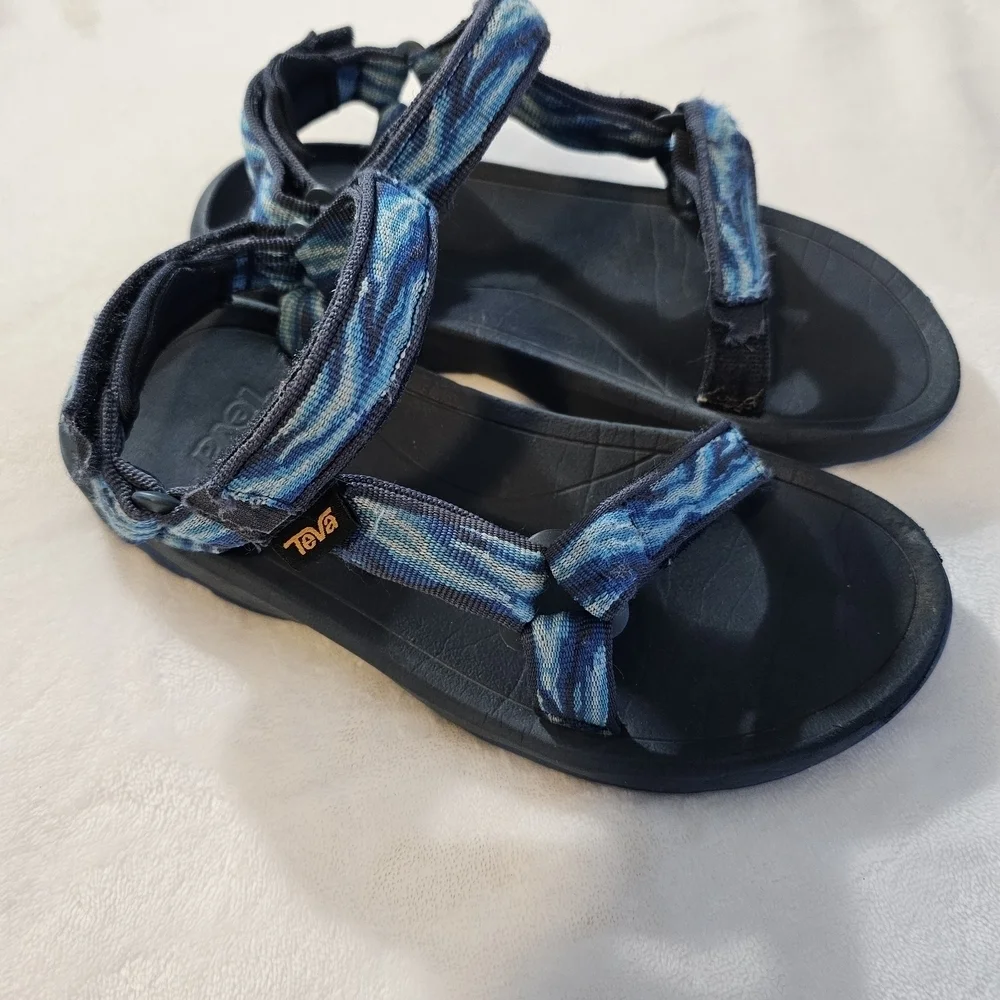 Teva Blue and Black Sandals